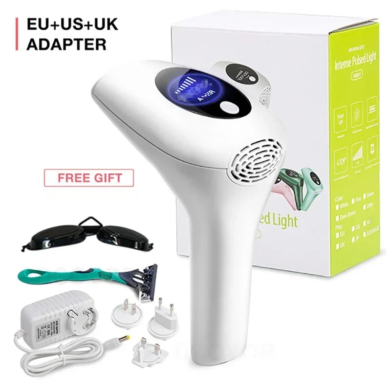 900000 Flashes Laser Epilator Instrume Permanent IPL Hair Removal Home Use Devices Ice Cool Painless Intense Pulsed Light