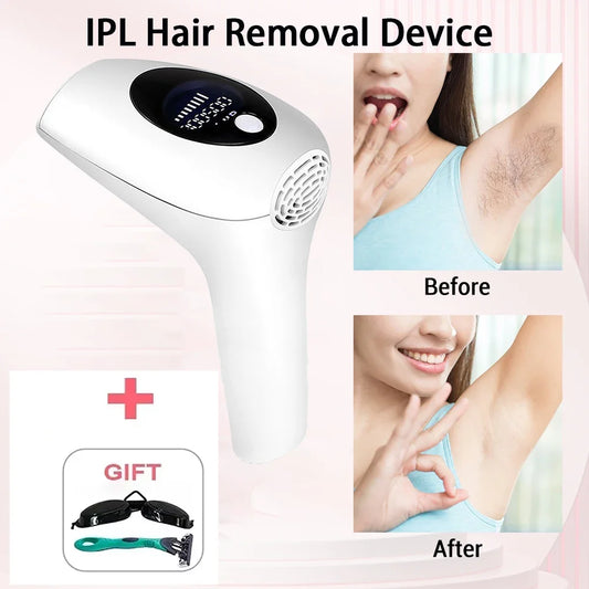 900000 Flashes Laser Epilator Instrume Permanent IPL Hair Removal Home Use Devices Ice Cool Painless Intense Pulsed Light